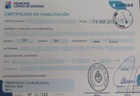 Certificado de habilitación